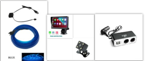 7 IPS Car Smart Screen Wireless Car play Auto Mobile Phone Projection Screen Navigation