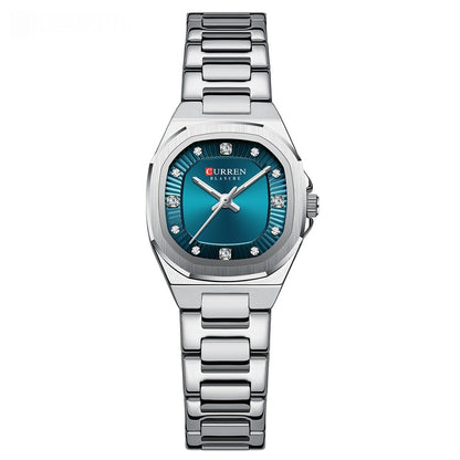 Business-Casual Womens Rhinestone Watch